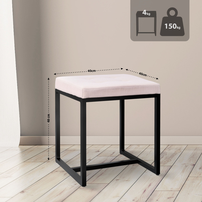 Tabouret en tissu Barci B