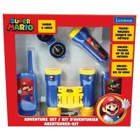 Kit d'aventurier Super Mario - Talkie-Walkies, jumelles, lampe torche et boussole