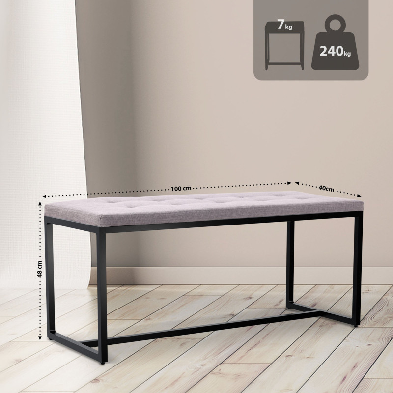 Banc en tissu Barci B