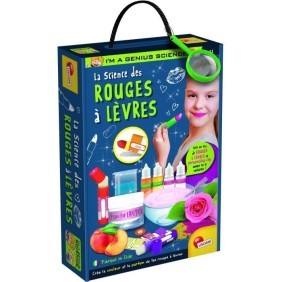 Kit de création de rouges a levres naturels et parfumés pour enfant - Génius Science - LISCIANI