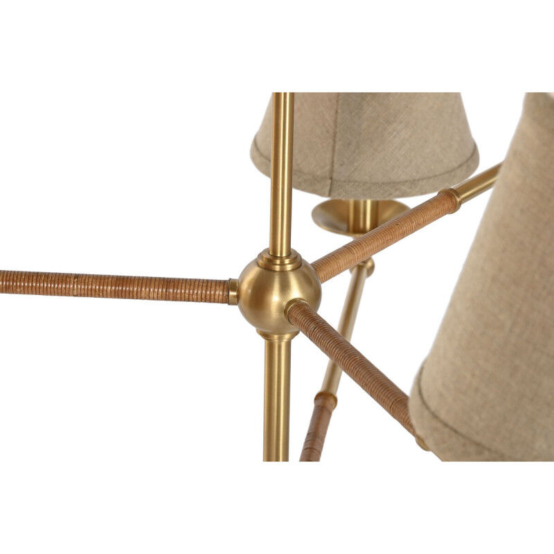 Suspension Home ESPRIT Beige Doré Laiton 25 W 113 x 113 x 132 cm