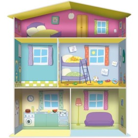 La maison de peppa a construire - Peppa Pig learning house - pour apprendre les associations - LISCIANI