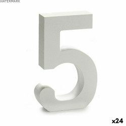 Numéro Pincello 5 Blanc 2 x 16 x 14,5 cm (24 Unités)