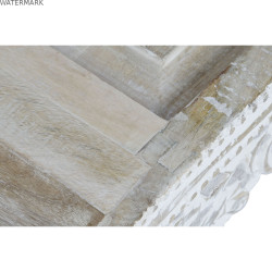 Table d'appoint DKD Home Decor Blanc Bois de manguier 89 x 63,5 x 25,4 cm