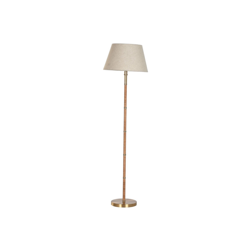 Tabouret de bar Braga en velours doré