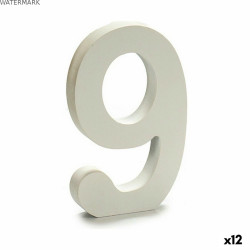 Numéro Pincello 9 Blanc 1,8 x 21 x 17 cm (12 Unités)