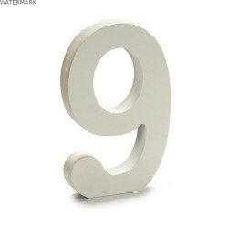 Numéro Pincello 9 Blanc 1,8 x 21 x 17 cm (12 Unités)