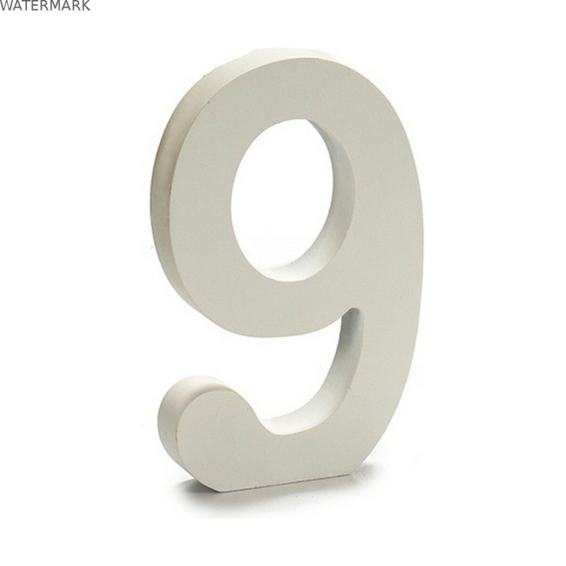 Numéro Pincello 9 Blanc 1,8 x 21 x 17 cm (12 Unités)