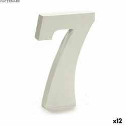 Numéro Pincello 7 Blanc 1,8 x 21 x 17 cm (12 Unités)