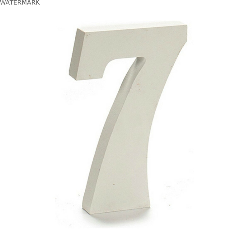 Numéro Pincello 7 Blanc 1,8 x 21 x 17 cm (12 Unités)