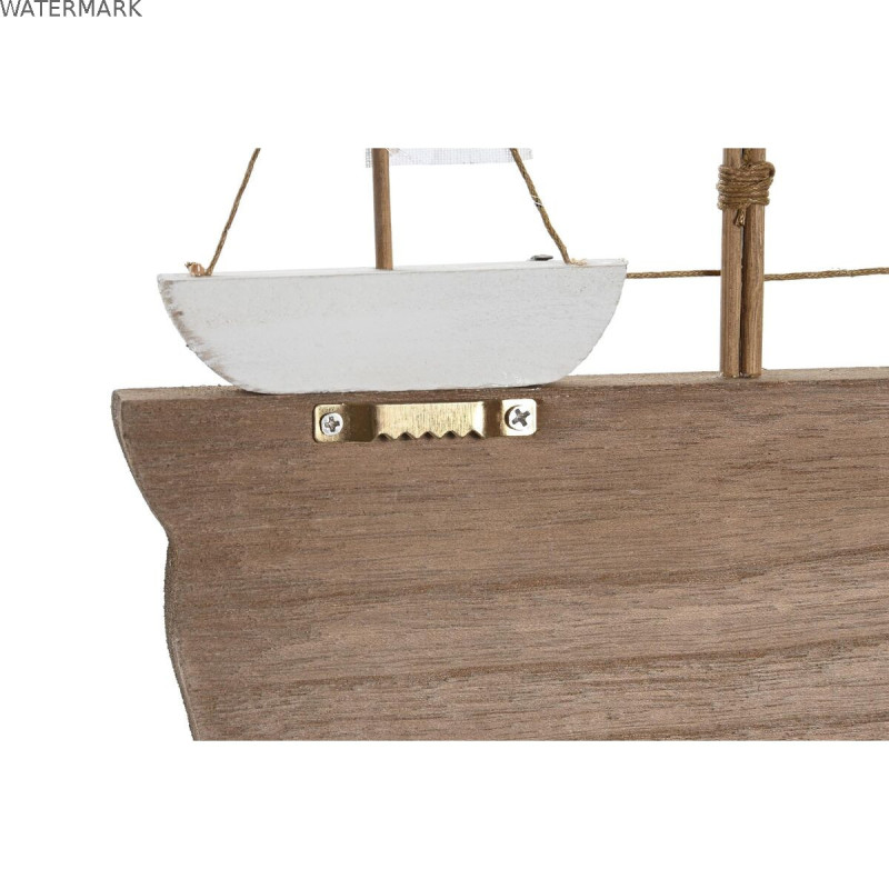 Portemanteau DKD Home Decor Bois MDF (34,5 x 1,5 x 21,5 cm)