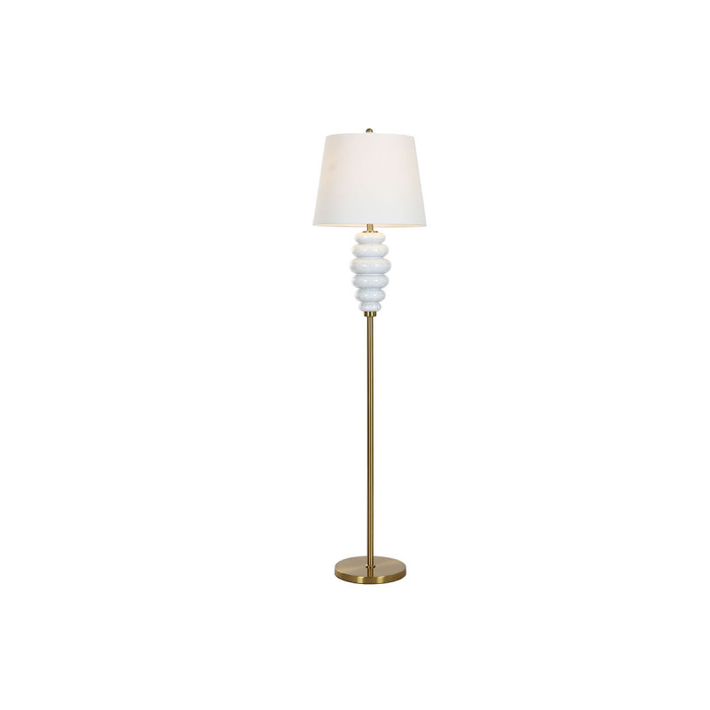 Lampadaire Home ESPRIT Blanc Doré 220 V 43 x 43 x 170 cm
