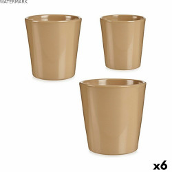 Set de pots Ibergarden LINCE PQ - TOPO Beige Argile (6 Unités)