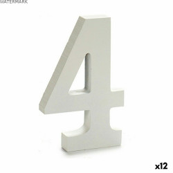 Numéro Pincello 4 Blanc 1,8 x 21 x 17 cm (12 Unités)