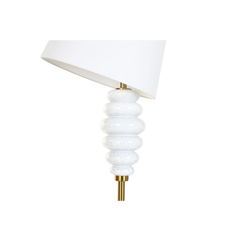 Lampadaire Home ESPRIT Blanc Doré 220 V 43 x 43 x 170 cm