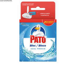 Désodorisant pour toilettes Pato Agua Azul 2 x 40 g Désinfectant Bloc