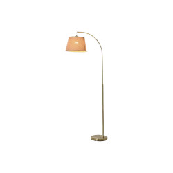 Lampadaire Home ESPRIT Beige Doré 220 V