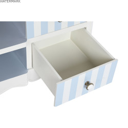 Meubles de télévision DKD Home Decor Blanc Bleu ciel (120 x 48 x 60 cm)