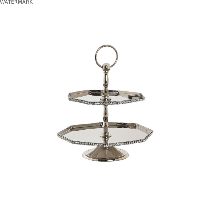 Centre de Table DKD Home Decor Argenté 23 x 23 x 22 cm