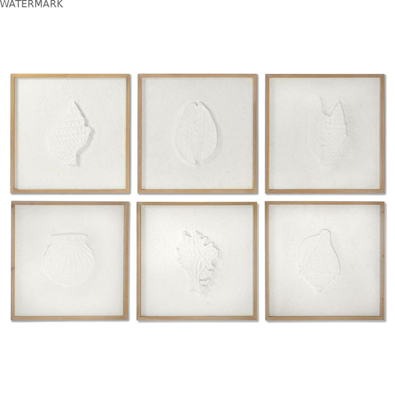 Cadre DKD Home Decor Coquillages 50 x 2 x 50 cm méditerranéen (6 Pièces) Cadre DKD Home Decor Coquillages 50 x 2 x 50 cm méditerranéen (6 Pièces)