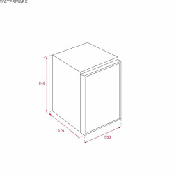 Congélateur Teka RSF10080EU Blanc
