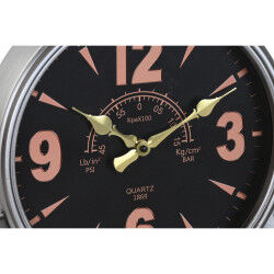 Horloge Murale Home ESPRIT Doré Argenté Métal Hélices Vintage 121 x 7 x 106 cm