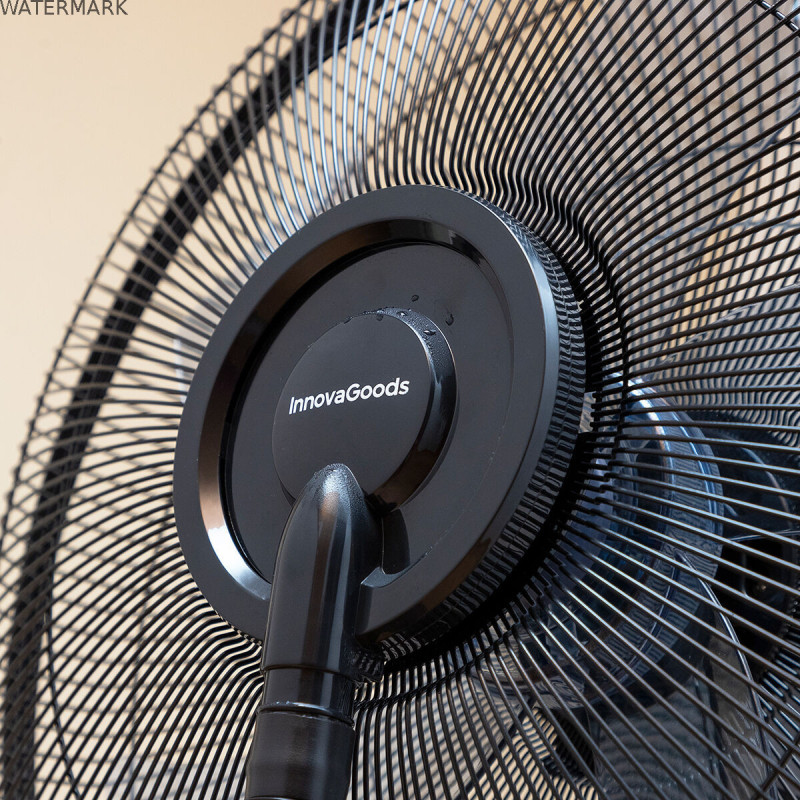 Ventilateur Brumisateur sur Pied avec Commande à Distance InnovaGoods Mistinn Noir 90 W 2,8 L