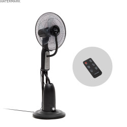 Ventilateur Brumisateur sur Pied avec Commande à Distance InnovaGoods Mistinn Noir 90 W 2,8 L