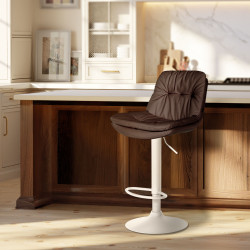 Barhocker Laurel Kunstleder weiЯ