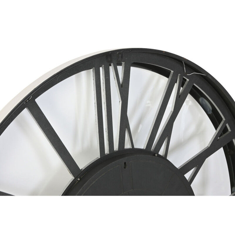 Horloge Murale Home ESPRIT Argenté Fer 102 x 9,5 x 102 cm