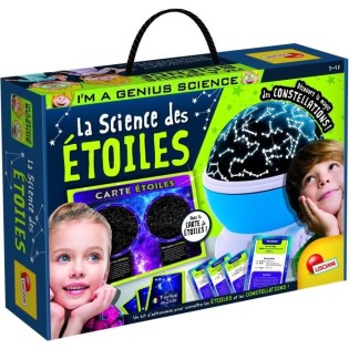 Kit Scientifique et Educatif - Lisciani - I'm a Genius Science - La Science des Etoiles - Planétarium Electronique - Observation