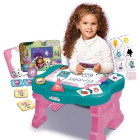 Table éducative Gabby Dollhouse - LISCIANI - Plus de 10 jeux amusants et faciles