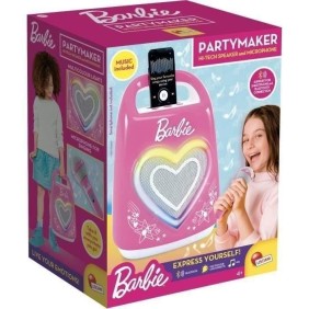 Enceinte Bluetooth spéciale pour musique et karaoké avec Barbie - LISCIANI -