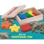 Kit Montessori tactile avec sable cinétique et moules - LISCIANI -