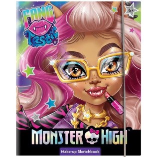 Carnet de croquis Monster High avec trousse de maquillage - LISCIANI - Apprenez l'art du maquillage