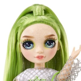 Rainbow High Poupée Mannequin avec Kit de Slime et Animal de Compagnie - Jade (Vert) - Poupée Pailletée 28 cm avec Kit de Slime