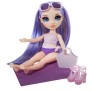 Rainbow High Swim & Style - Poupée mannequin ariculée 27 cm - Violet (Violet) - Maillot de bain + Paréo - a partir de 4 ans