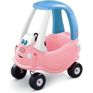 Little Tikes - Cosy Coupe Princesse - Voiture pour enfant - Portes fonctionnelles - Plancher a retirer & 1 klaxon - 18 mois