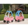 Little Tikes - Cosy Coupe Princesse - Voiture pour enfant - Portes fonctionnelles - Plancher a retirer & 1 klaxon - 18 mois