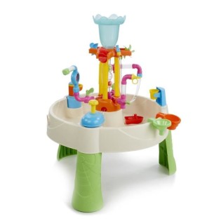 Table d'eau fontaine Little Tikes - Usine a Fontaines - PVC - 75x75x95cm - Garçon et Fille - 24 mois+