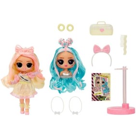 L.O.L. Surprise Tweens Surprise Swap Fashion Doll - Braids-2-Waves Winnie - 1 poupée Tweens 17cm, 1 mini tete a coiffer et des