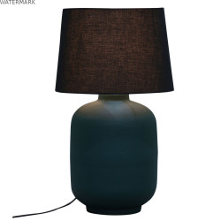 Lampe de bureau DKD Home Decor Bleu Polycarbonate Fer 30 x 30 x 53 cm