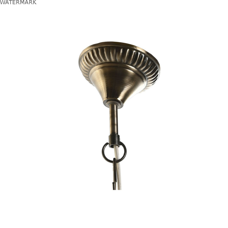 Suspension DKD Home Decor Verre Métal Multicouleur 25 W 20 x 20 x 28 cm (2 Unités)