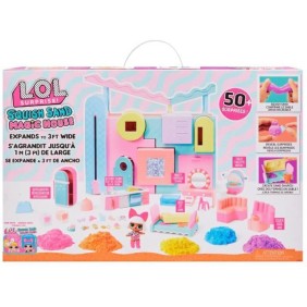 L.O.L. Surprise - Maison de poupée Squish Sand - Sable magique réutilisable - Pour poupées 7,5 cm