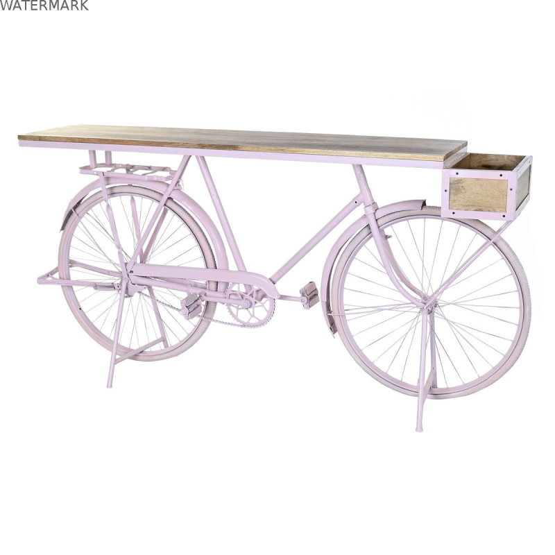 Meuble d'Entrée DKD Home Decor Rose clair 180 x 41 x 94 cm Bicyclette Meuble d'Entrée DKD Home Decor Rose clair 180 x 41 x 94 cm Bicyclette