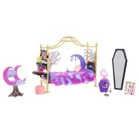 Coffret Chambre de Clawdeen Wolf - Monster High - Accessoire poupée - 4 ans et +