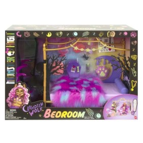 Coffret Chambre de Clawdeen Wolf - Monster High - Accessoire poupée - 4 ans et +