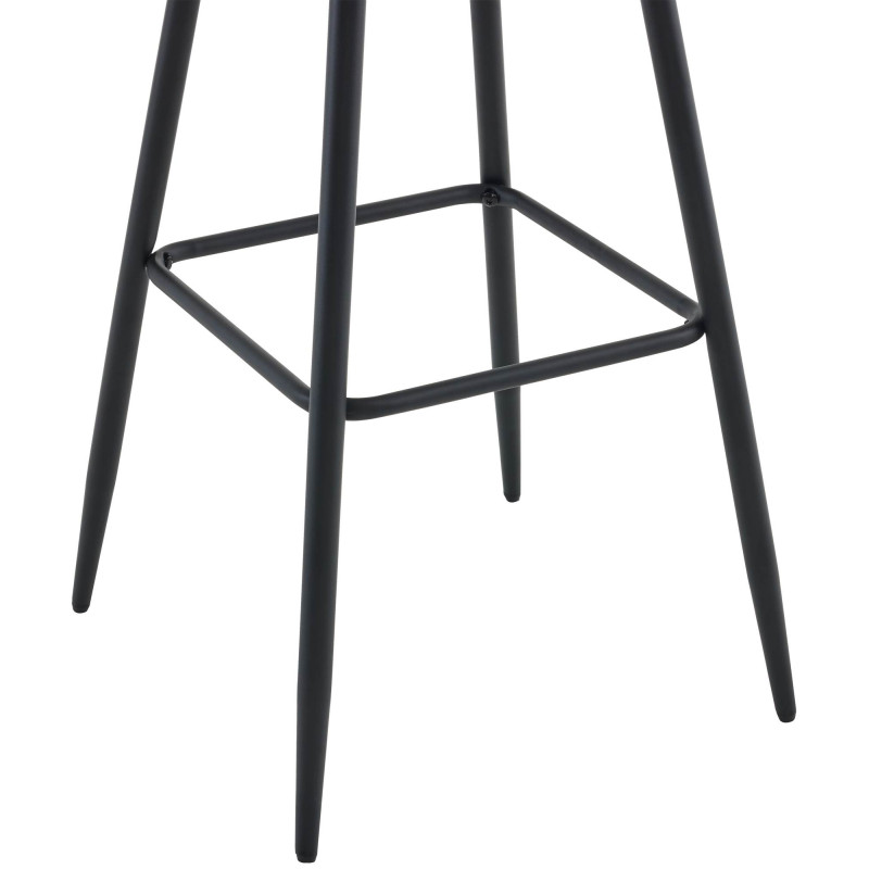 Lot de 2 tabourets de bar en tissu Dartford