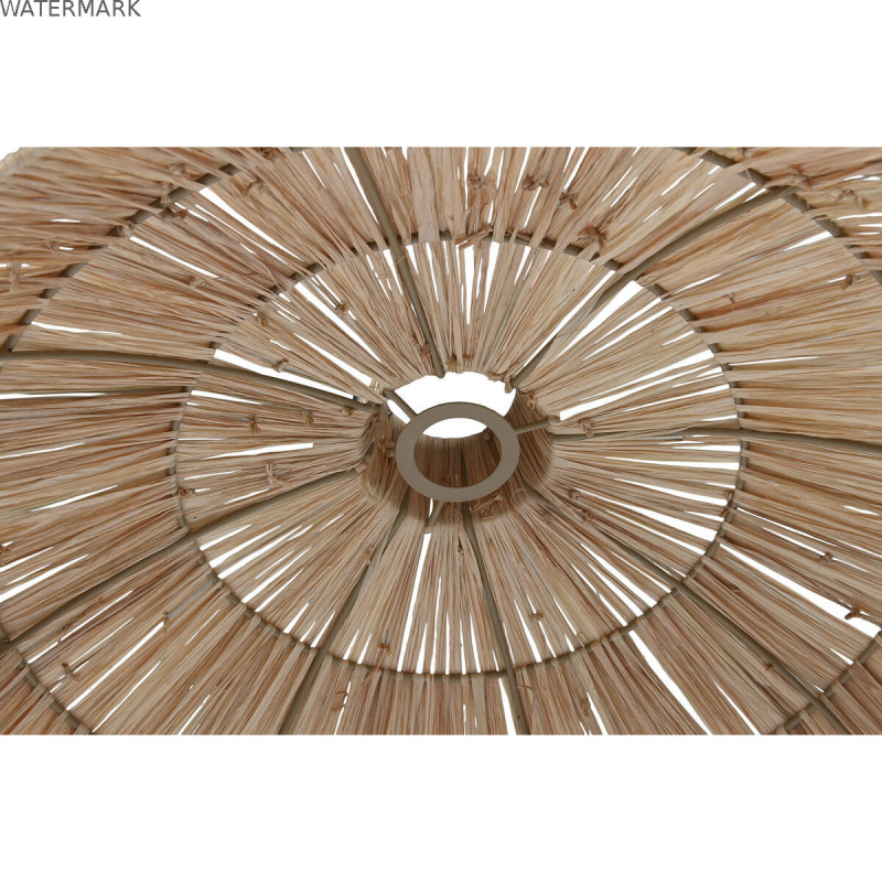 Écran de lampe DKD Home Decor Naturel 54 x 54 x 20 cm Métal Raphia