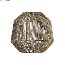Écran de lampe DKD Home Decor 30 x 30 x 28 cm Naturel Herbier marin